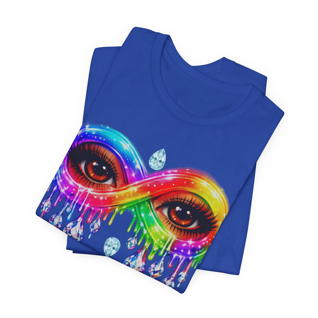 Infinity Eye Frame W/ Diamond Tears Graphic Tee