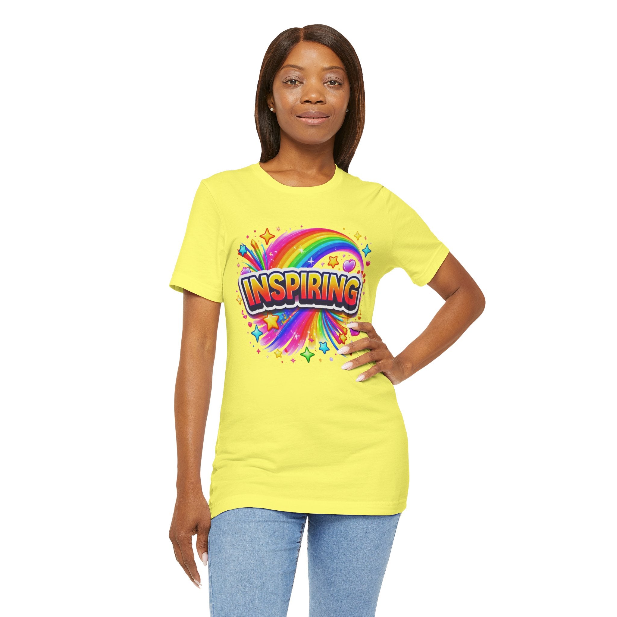 Inspiring Rainbow Graphic Tee