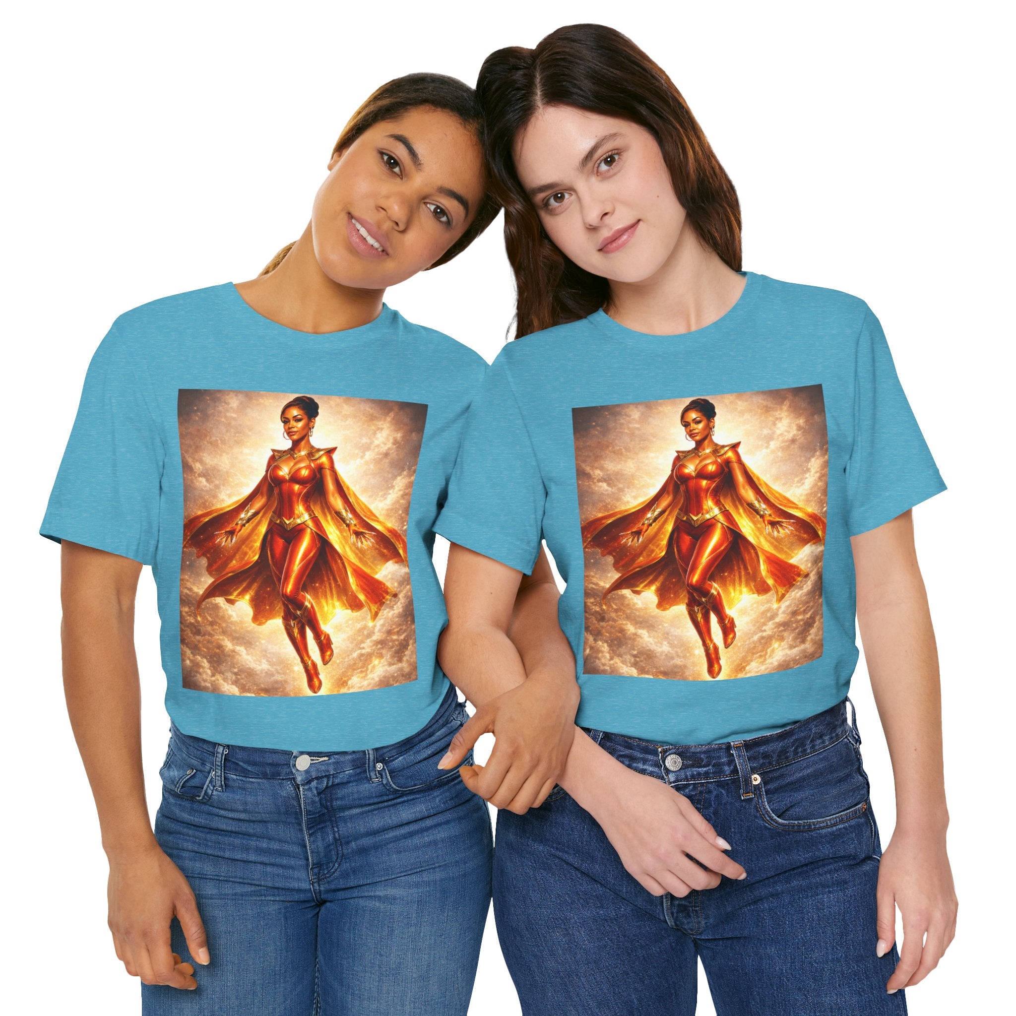 FLOATING GODDESS  HERO PORTRAIT GRAPHIC TEE