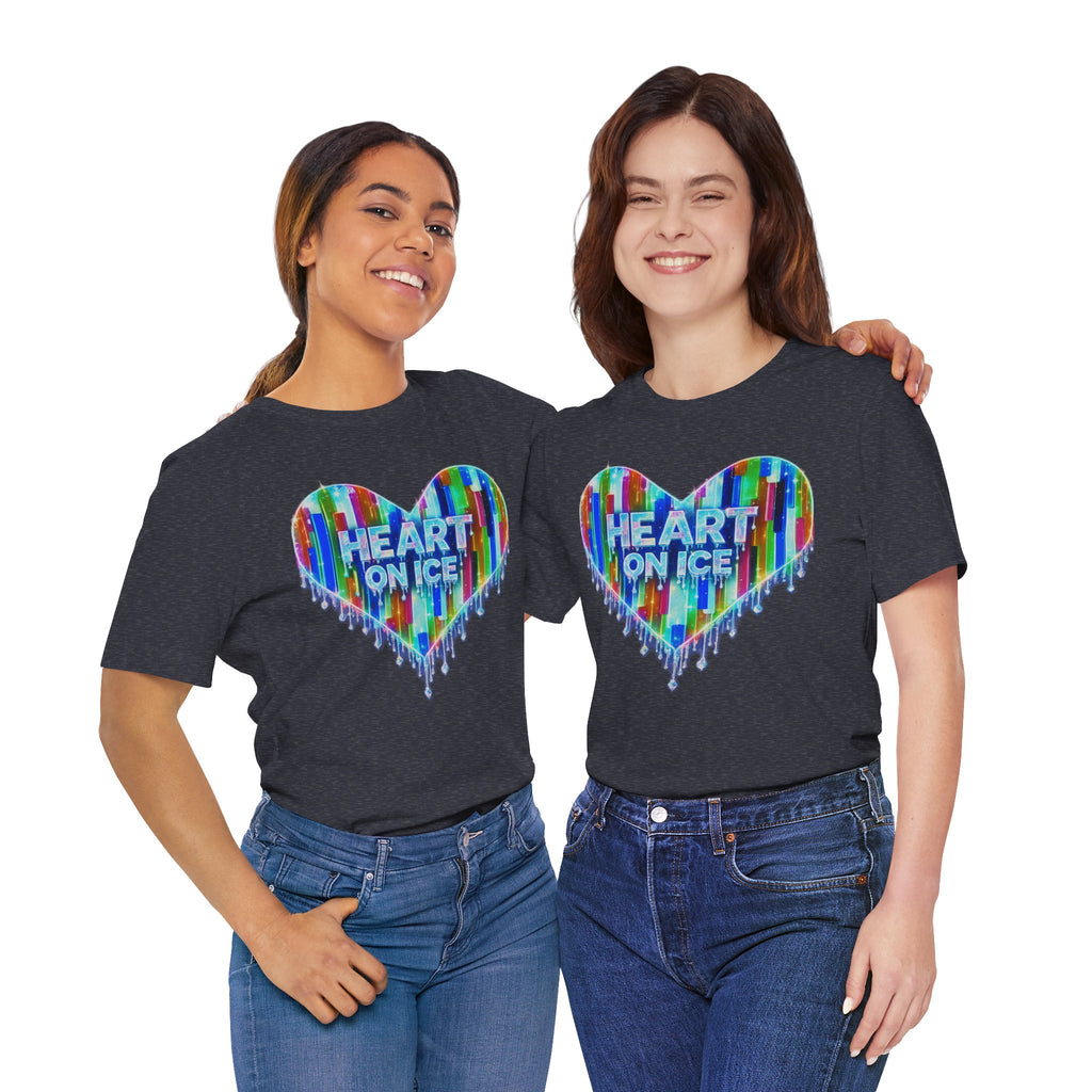 Heart on Ice Diamond Melt Graphic Tee