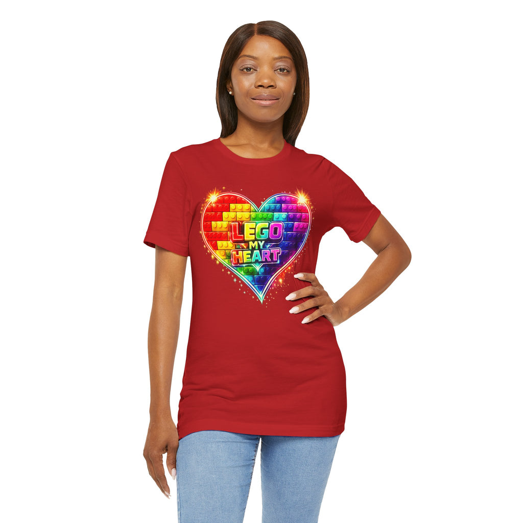 Lego My Heart Graphic Design T-Shirt