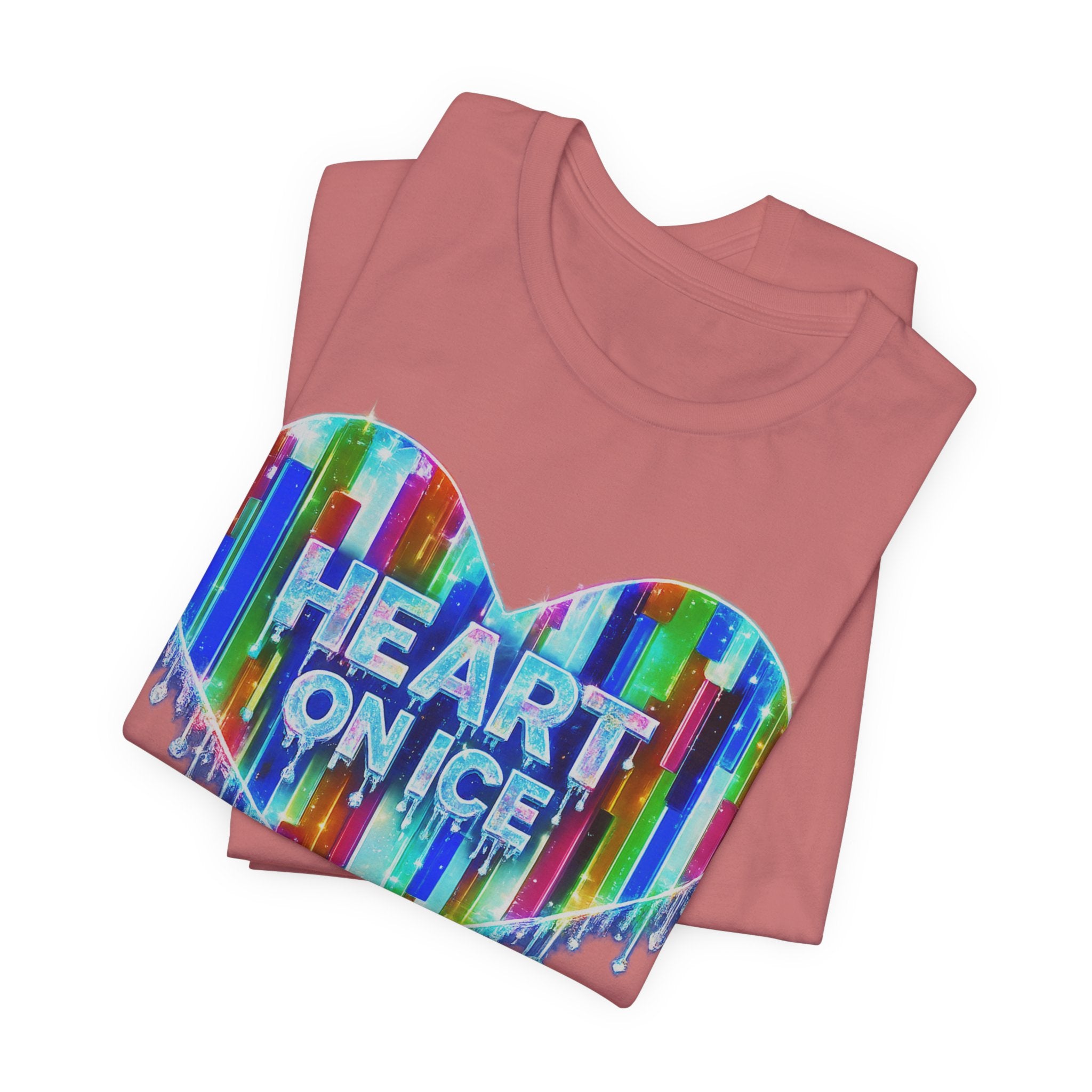 Heart on Ice Diamond Melt Graphic Tee