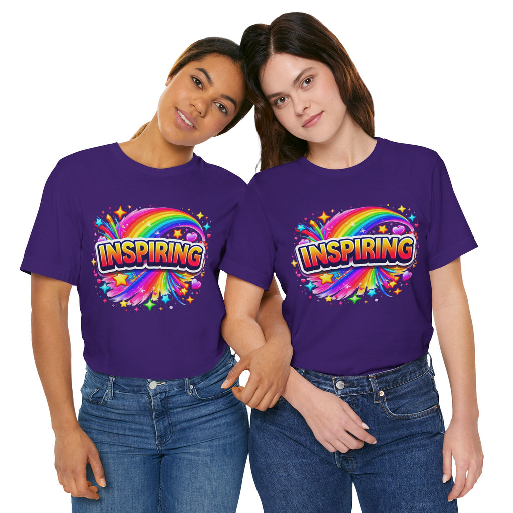 Inspiring Rainbow Graphic Tee