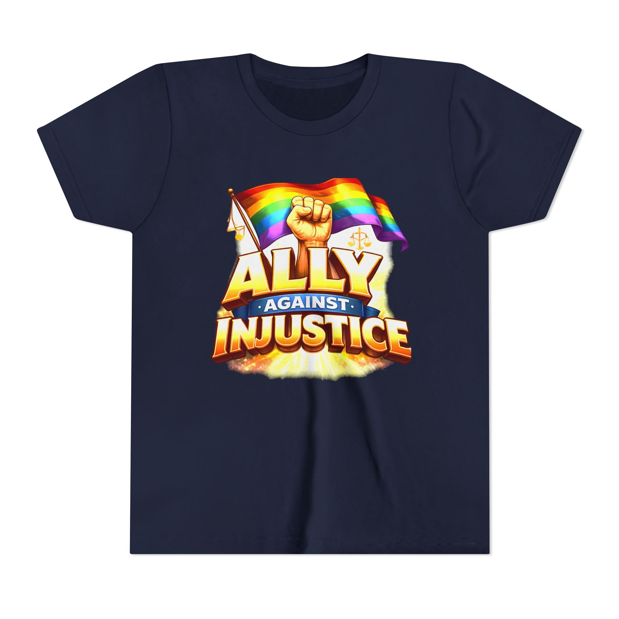"Ally Against Injustice"  Graphic Unisex Tee
