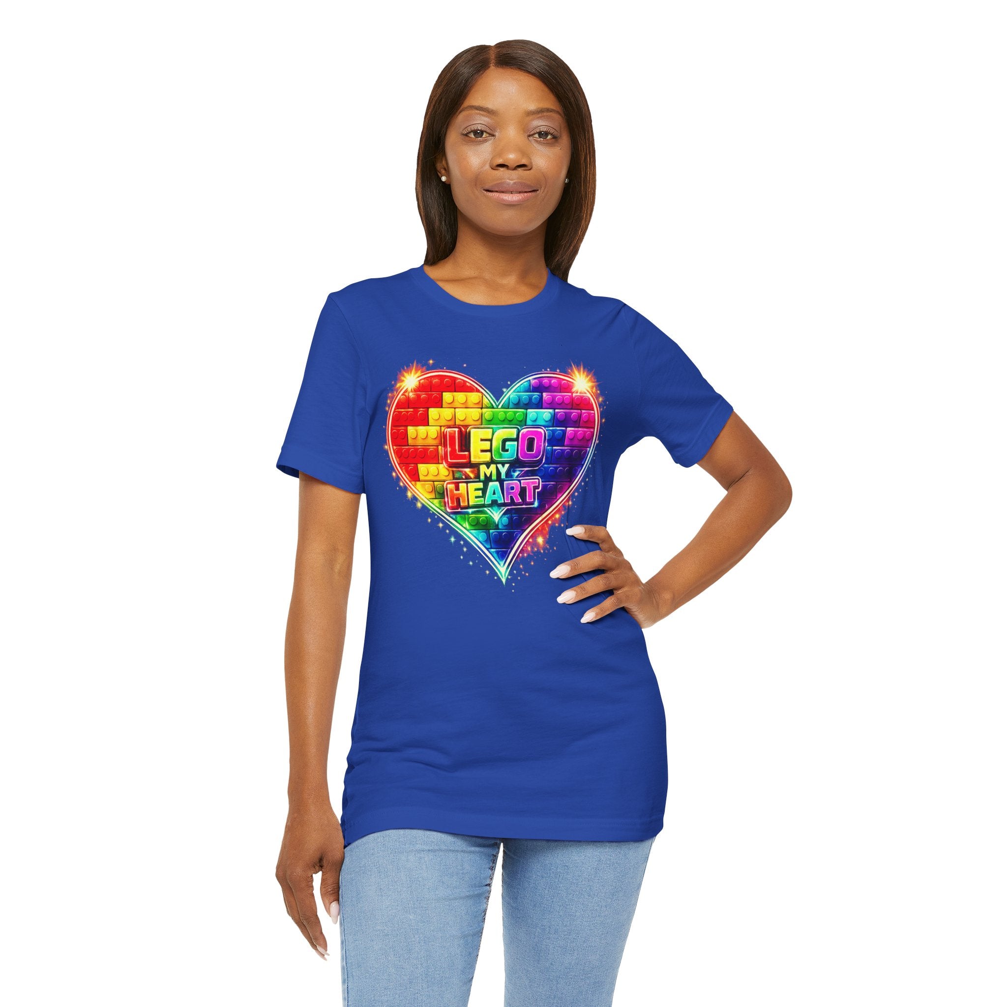 Lego My Heart Graphic Design T-Shirt