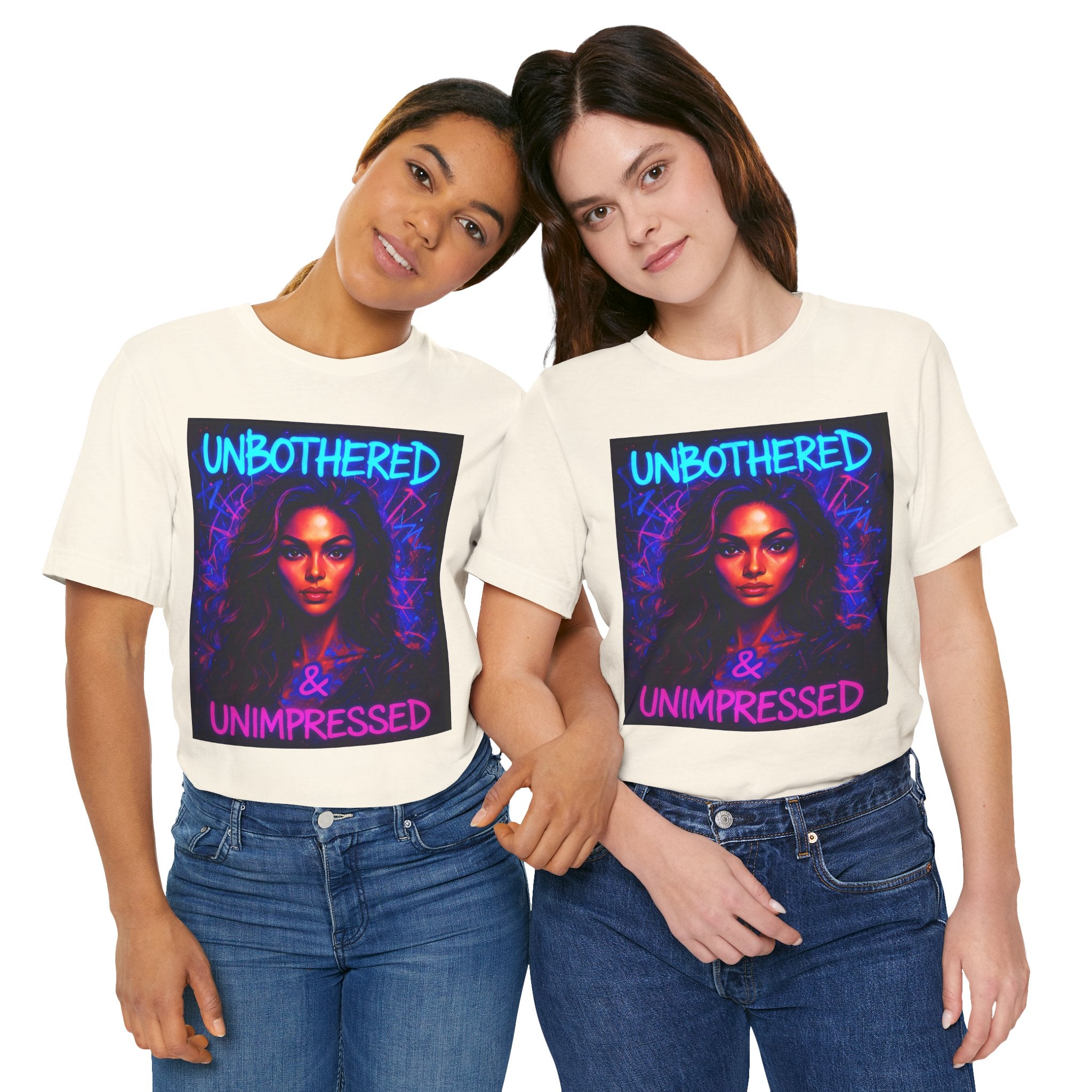 Unbothered & Unimpressed Graphic Portrait Tee